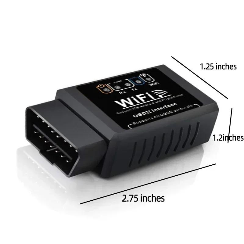 1 шт. OBD II WIFI ELM327 V 1.5 сканер OBD II автомобильный прибор для обнаружения неисправностей простой и удобный в эксплуатации