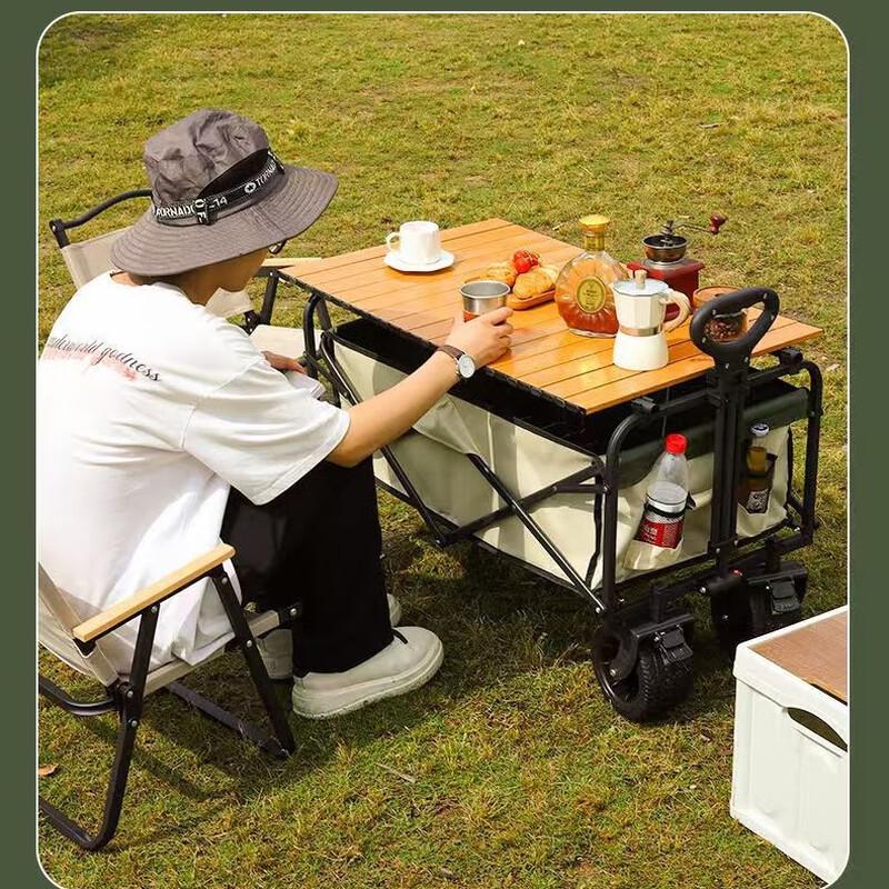 ZISIZ Folding Outdoor Utility Wagon