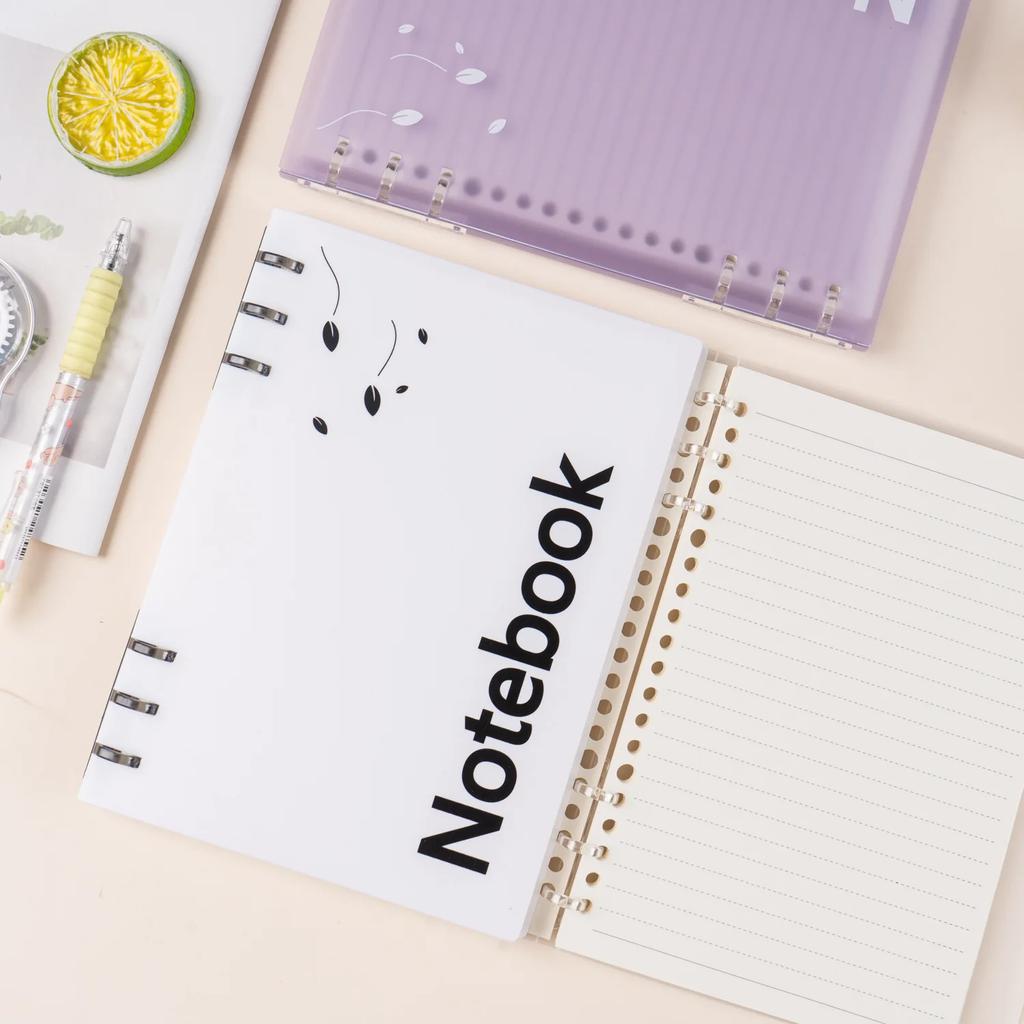 1pc Loose-leaf Notebook A5 Large Capacity with Colorful Index Pages Replaceable Refill for Students Office Accessories