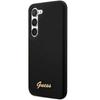 Guess Guhcs23Mslsmk S23+ S916 Czarny/Black Hardcase Silicone Vintage Gold Logo