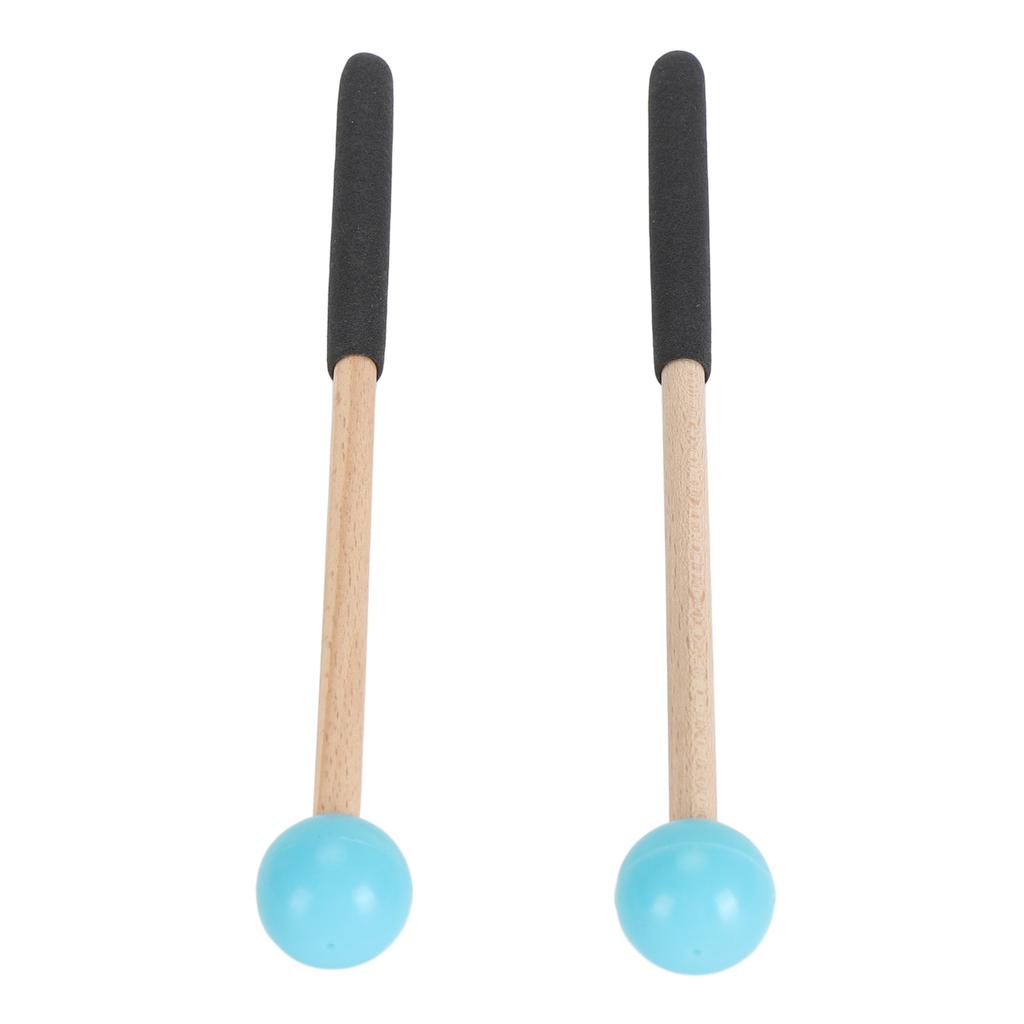 1 пара перкуссионных палочек резиновых и кленовых многофункциональных палочек для язычкового барабана для концерта синие