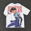 Неон Genesis Evangelion Синдзи Икари Плугсьют 01 Потертая Тяжелая Хлопковая Футболка Одежда Графическая Короткий Рукав Унисекс Женщины