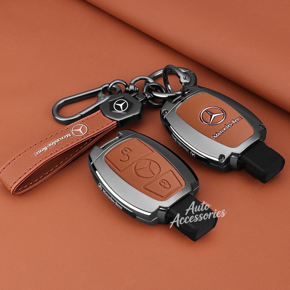 HXA1 Zinc Alloy Car Key Case Cover Protection Shell For Mercedes Benz A B C E Class GLS GLA GLK GLC CLS CLA W204 W205 W212 W463 W176