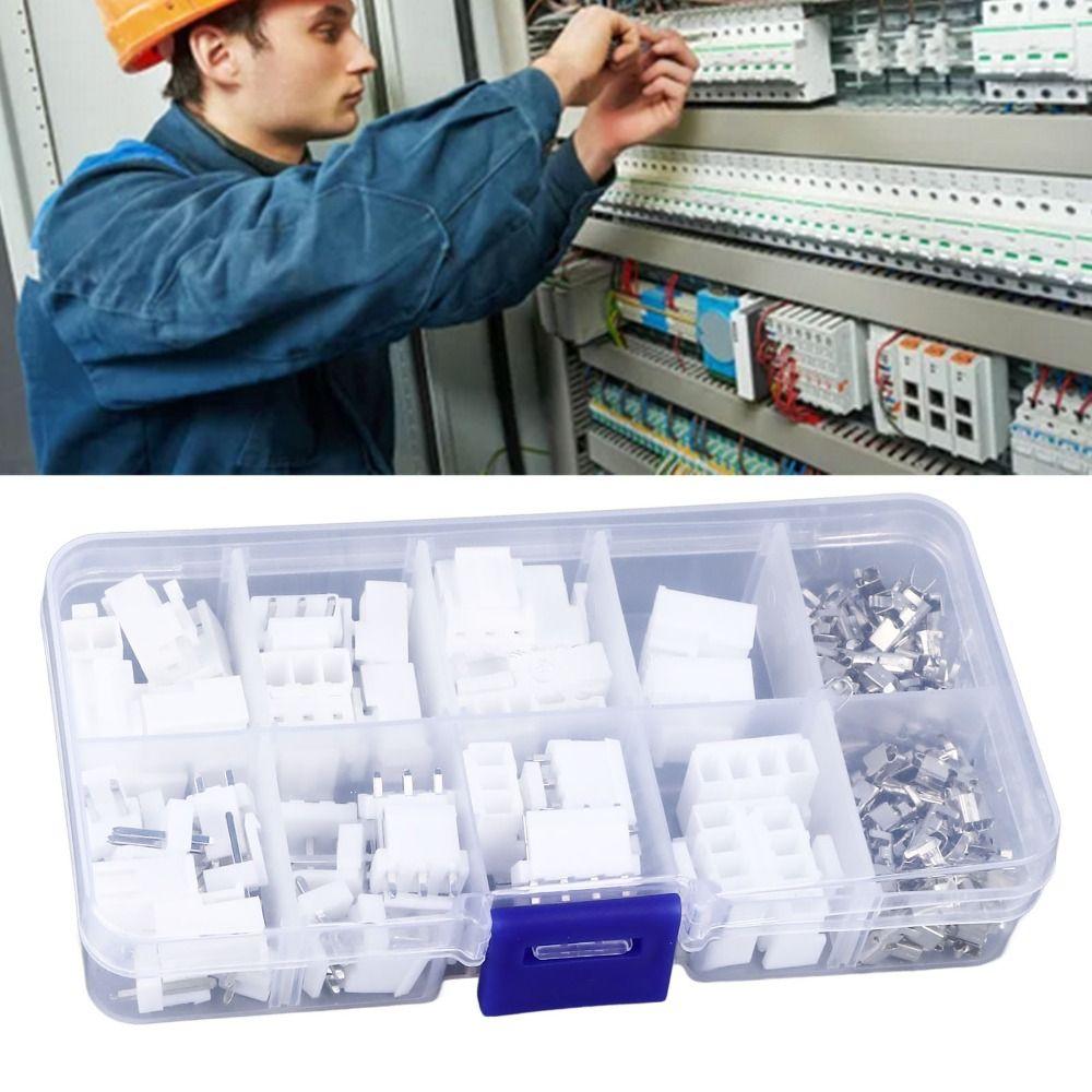 120PCS ABS Screw Terminal Block Connector Compatible Screw Terminal Block Kit  DIY Projects