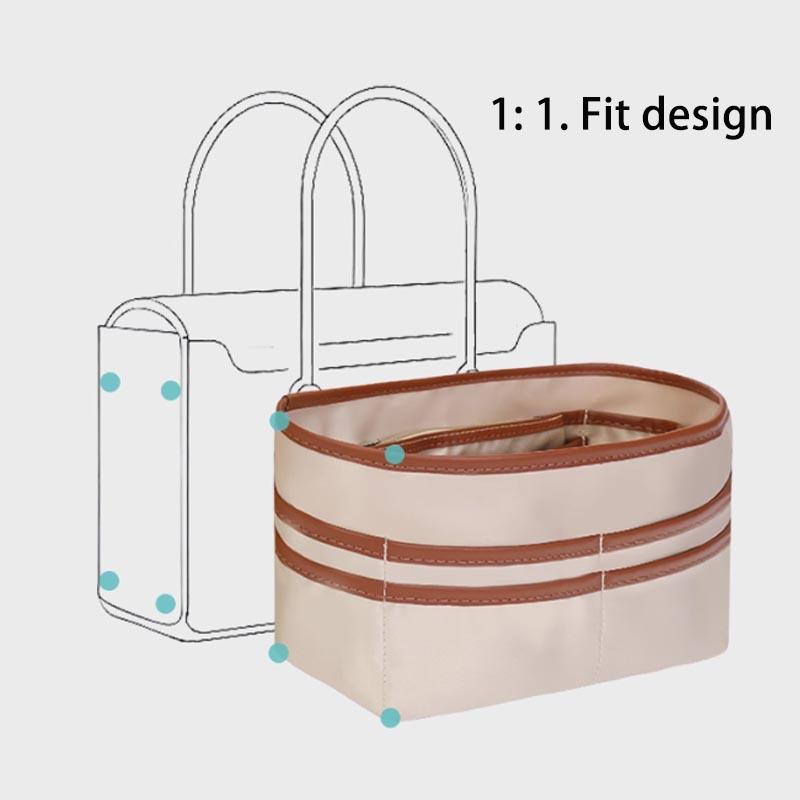 EverToner Satin Liner Organizer for H Ga-den Party 30/36 Anti-Collapse Insert with Pockets to Protect Shape Space