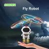 Flying Robot Helicopter UFO Luminous Toys Spaceman Plane Aircraft Dron Machine Indoor Outdoor Games Toys for Children Boys Girls