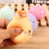 Сброс давления Непослушный шарик для вентиляционного отверстия с милым выражением лица Игрушка для вентиляционного отверстия с щипком Цветная сжимаемая игрушка
