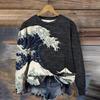 Women Hoodie Retro Animals In the Forest Art Pattern 3DPrint Sweatshirts Autumn Winter Long Sleeve T-Shirt Female Loose Pullover