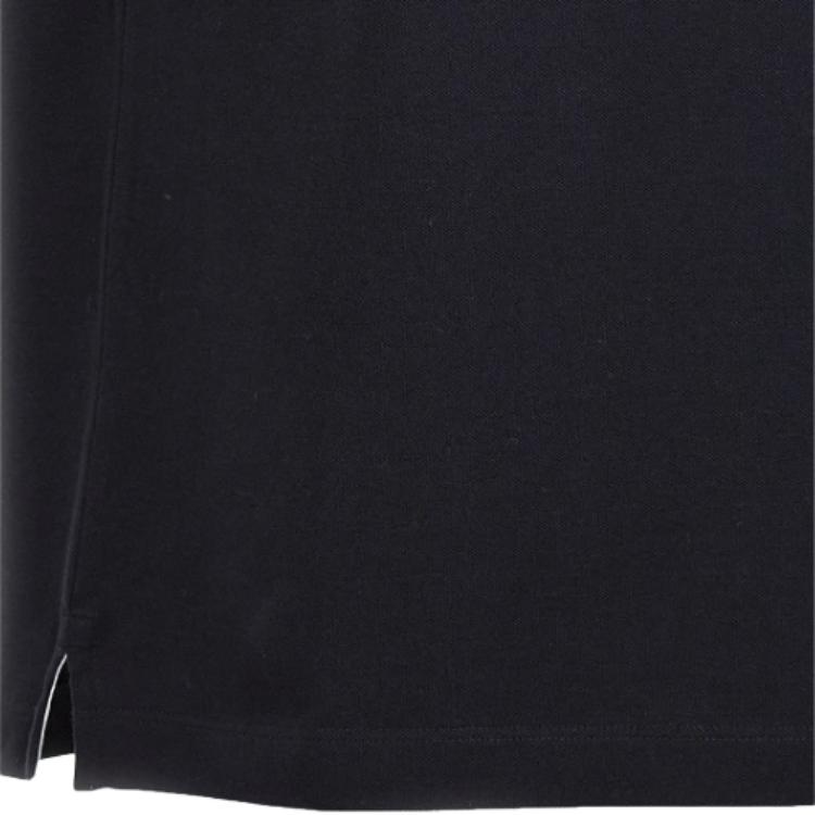 STONE ISLAND Однотонная футболка-поло с нашивкой-логотипом Мужские топы Темно-синий 81152SC17-A0020