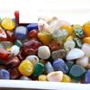 Natural Crystal Seven Colored Agate Transparent Landscape Craft Reusable Gravel  for Aquarium