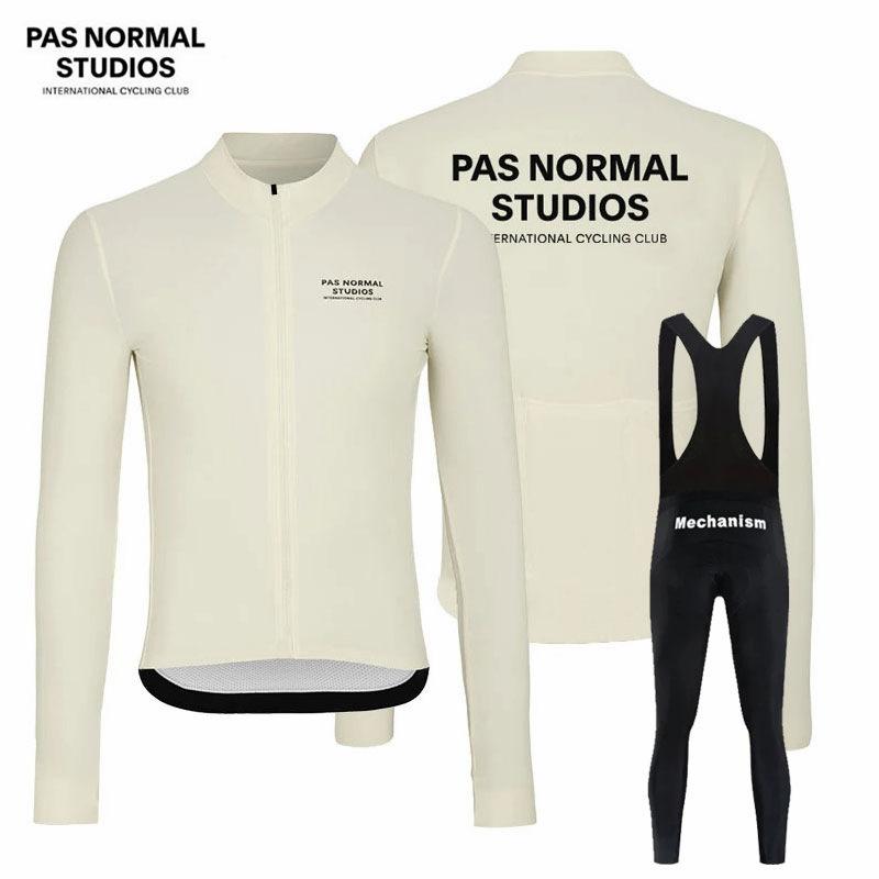 Long-sleeved new PAS spring and autumn cycling suit men's team version PAS bicycle road bike cycling suit foreign trade