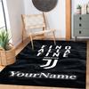 Juventus Customize Your Name Floor Mat Suitable for Decorate room Study room Entryway Hallway Anti-slip Rug Anime Office Decor