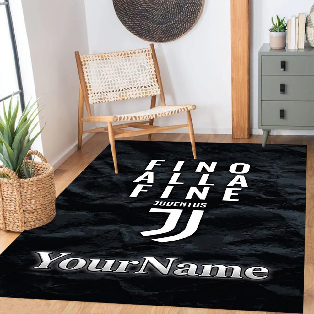 Juventus Customize Your Name Floor Mat Suitable for Decorate room Study room Entryway Hallway Anti-slip Rug Anime Office Decor