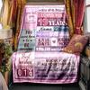 Teenager Milestone Blanket Personalized Name Soft Comfortable Stylish Blanket Car Blanket Perfect For Travel Camping Outdoor Home Suitable For All