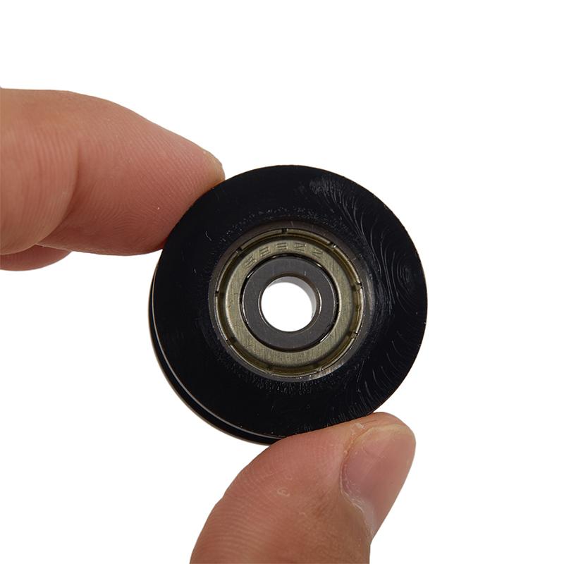 High Quality U Groove Roller Pulley 626 Bearing Steel Bearing Roller Injection-Coated U-Shape Pulley Wheel For Slide Door Window