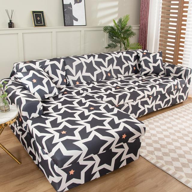 Sectional Sofa Covers Stretch Couch Slipcovers For L Shape Sectional Couch Chaise Sofa Furniture Protector Covers