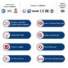 Датчик температуры PT100 -50-200C в RS485 4-20mA 0-10V 0-5V Преобразователь температуры 0-100C Зонд из нержавеющей стали 304 DC24V Датчик PT100