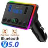 Автомобильный Mp3 Ambient Light Bluetooth-плеер U Disk Music PD Зарядное устройство Быстрая зарядка Громкая связь Приемник вызовов FM-передатчик