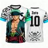 FamilyMatching 2026 Лето Новое Аниме One Piece Ророноа Зоро Специальное Издание Майка-футболка,