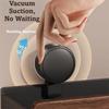 Walnut Finish Bathroom Shelf Strong Grip Bathroom Storage Rack Wall Mounted Organizer  Vanity