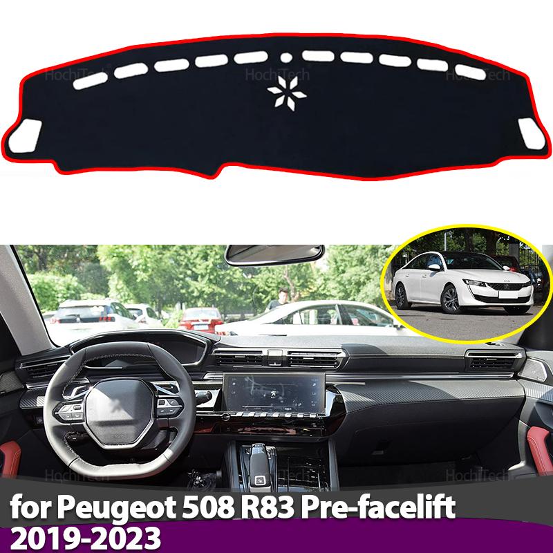 Dashboard Cover Board Anti-Slip Mat Protect Pad Car Sunshade Carpet Rug for Peugeot 508 R83