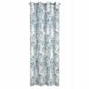 Ready-Made Curtain Hariet Leaves Blue 140X250 1 Pc