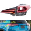 Автомобильный светодиодный задний фонарь для Toyota RAV4 2016 2017 2018 Задний сигнальный фонарь стоп-сигнал поворотник Версия для США Автомобильные аксессуары