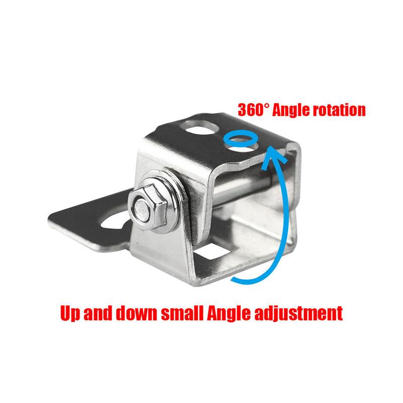 1pc Motorcycle Spotlight Fog Lamp Adjustable Auxiliary Holder Clamp Headlight Mounting Rotation Bracket Motorbike Accessories