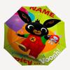 Personalized Name B-Bing Bunny2 Print Umbrella - Automatic Open/Close, Eight-Rib Durable Frame, Automatic Folding Umbrella