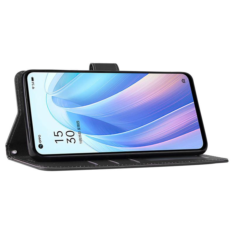 OPPO Reno7 5G кожаный чехол для OPPO Reno 7 5 Pro 5Z 4Z 5D 2 2Z Z Cover Find X2 X5 Pro X3 X 5 Lite Capa Flip Wallet Phone Case
