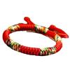 Тибетский буддизм Браслет на удачу Унисекс Плетеный Регулируемый Узел Кинг-Конга Красная нить Браслеты Для мужчин Женщин Пара Pulsera