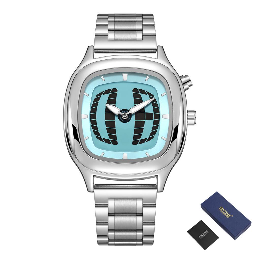 Luxury Quartz Watch Man Casual Fashion Digital Dial Design Square Wristwatch Waterproof Sports Men's Watches Gift y2k Reloj+box