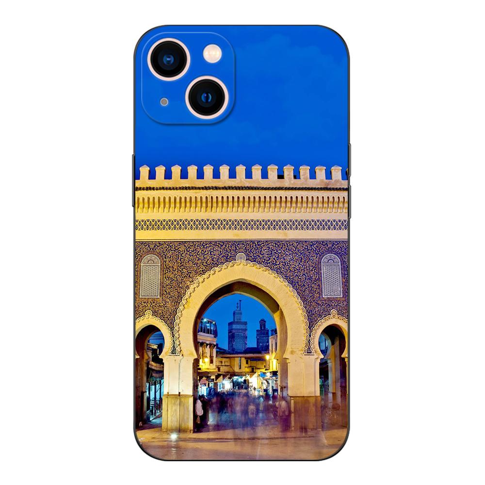 Черный чехол из ТПУ для ZTE Blade A3 A5 A7 2019 2020 A31 A51 A71 A7S V2020 L210 L8 smart vita 2022 v30 марокканский флаг Марокко