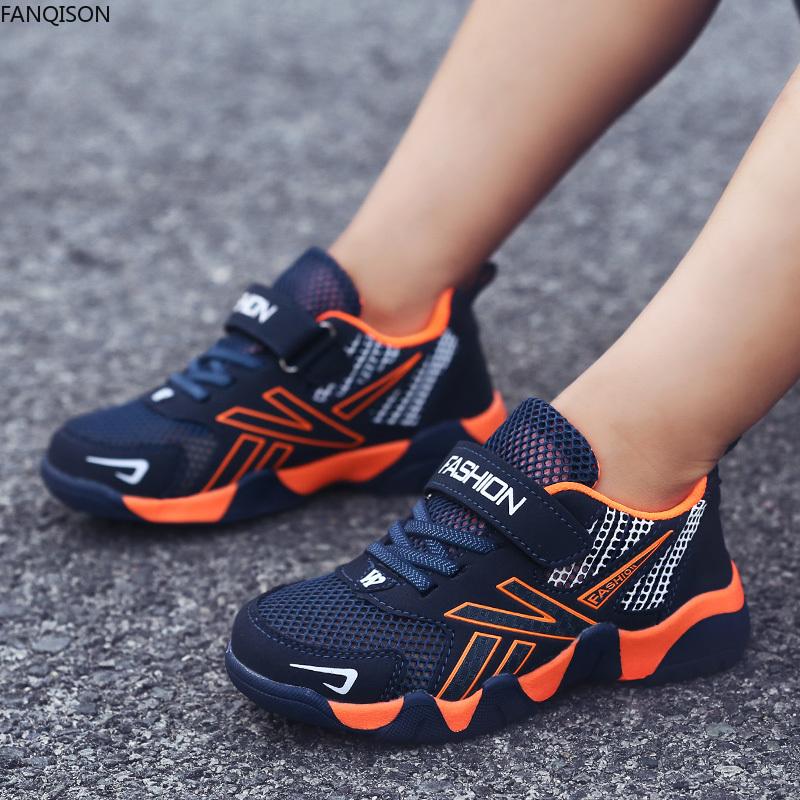 Детская обувь Спортивная обувь для мальчиков Сетчатая обувь для мальчиков Средняя и большая повседневная обувь для мальчиков для мальчиков Обувь для мальчиков