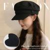 Breathable Sailor Hats Adjustable Flat Top Captain Cap Fashion Women Beret Caps  Spring Autumn