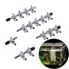 1 2 3 4 5 Way Air Valve Stainless Steel Control Switch Valve Durable Aquarium Air Splitter