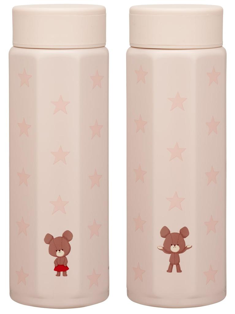 Бутылка-кружка из нержавеющей стали Skater 500 мл, легко держать, восьмиугольная форма, термоизоляция, бутылка для воды The School Cocoa Bears' STO5-A