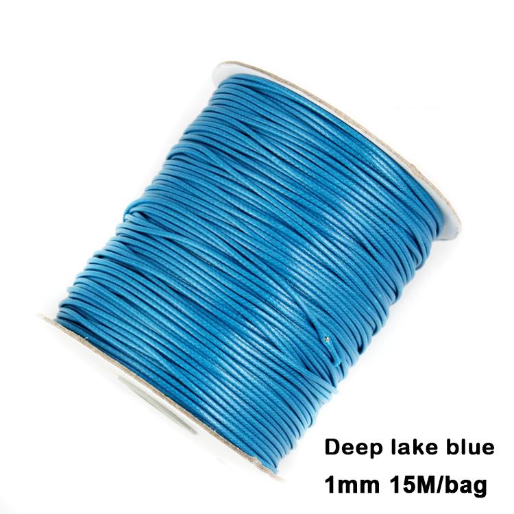 Разноцветные вощеные хлопковые шнуры для макраме, ювелирные бусины, изготовление ювелирных изделий своими руками