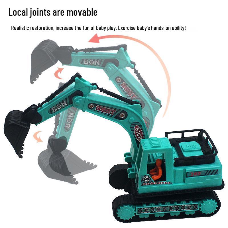 Игрушечный экскаватор с большой инерцией, инженерная машина, модель-симулятор для детей