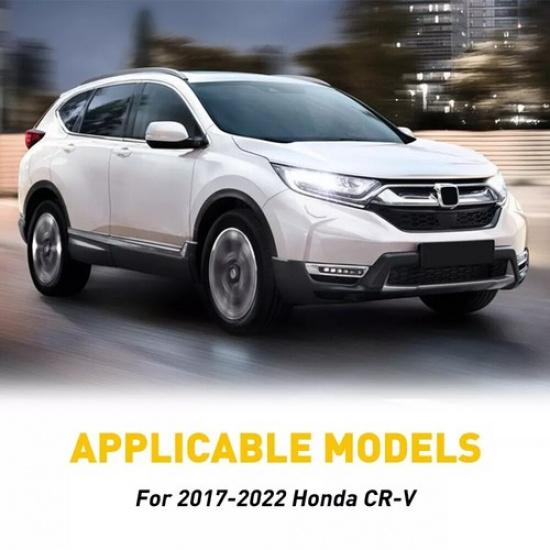 Black pillar posts set door trim piano cover kit for Honda cr-v crv 2017-22 NEW