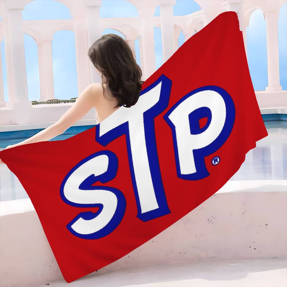S-STPs Motor Car Oil Microfiber Printed Beach Towel Mountain Climbing Yoga Beach Swimming Running Absorbent Soft Towel