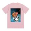 Mens Printed TShirt 100 Cotton Printed Simple and Versatile Breathable Loose and Comfortable TShirt