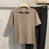 Summer 2025 Solid Color Trendy POLO Shirt - Men's Short Sleeve Fashion Staple