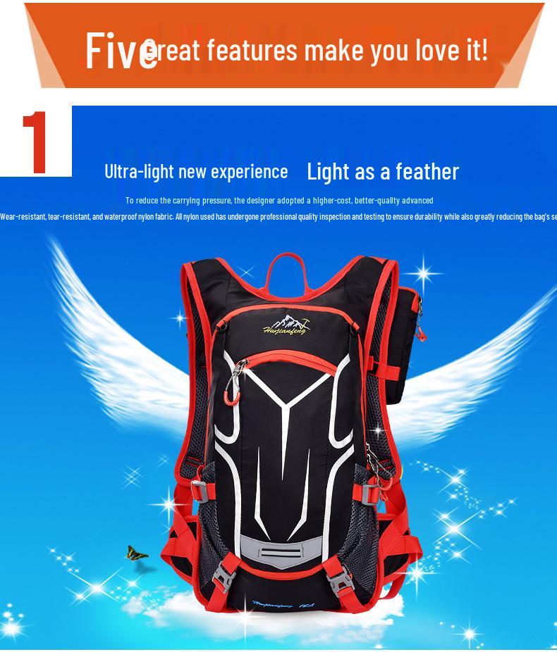 Мужской дышащий водоотталкивающий гидратационный рюкзак для велоспорта и бега