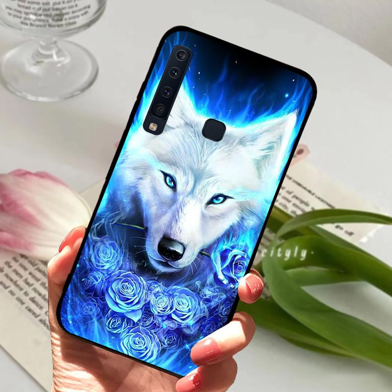 For Samsung Galaxy A9 2018 Case SM-A920F Soft Silicone Animals Painted Back Cover Phone Case For Samsung A 9 A9 A7 2018 Coque