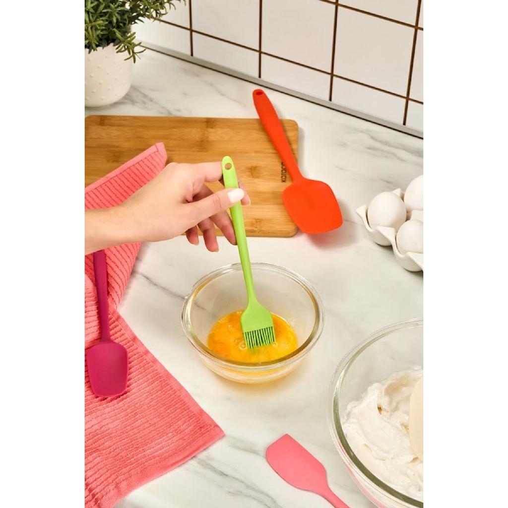 Lively 6 Piece Silicone Serving Set Colorful