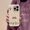 Чехол для телефона iPhone 11 13, чехол для iPhone 12 14 15 16 Pro Max 12 Pro 15 Plus, кожаный, окрашенный, водонепроницаемый, устойчивый к падениям и износу, мультяшный