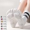 Five-finger Socks, Yoga Socks, Anti-slip Professional Women's Pilates Socks, Anti-slip Socks, Yoga Socks, Autumn and Winter Mid-calf