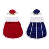 Popular Dog Apparel Set Cloak and Crown Hat Set Easy Clean Pet Costume For Breeds Daily Adventures and Halloween Event
