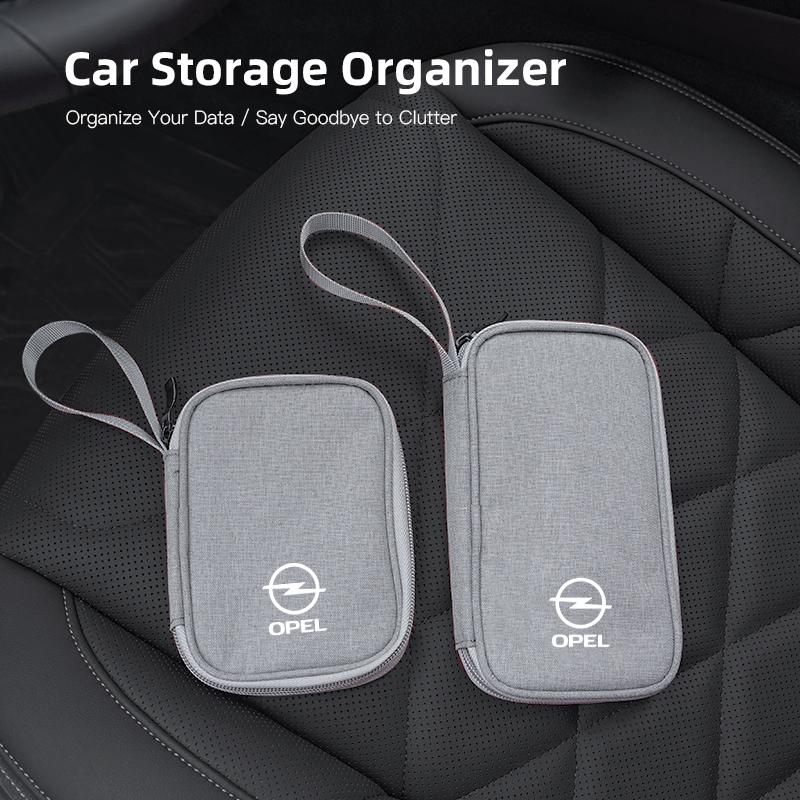 Digital product storage bag portable storage box accessories For Opel Corsa D Astra Insignia Mokka Adam Combo OPC Vauxhall HV8